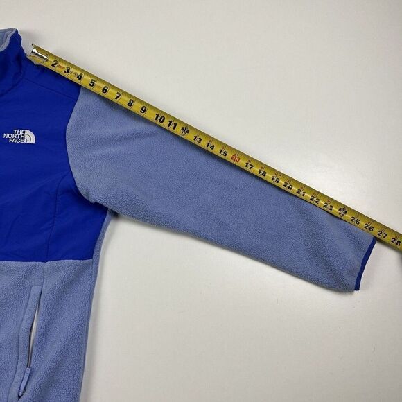 The North Face Girl's Fleece Jacket Size X-Large 18 Purple Polartec Full Zip Top - Picture 5 of 10